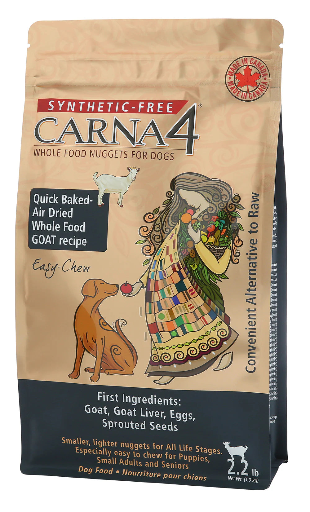 Carna4 Easy Chew Goat Dog Food