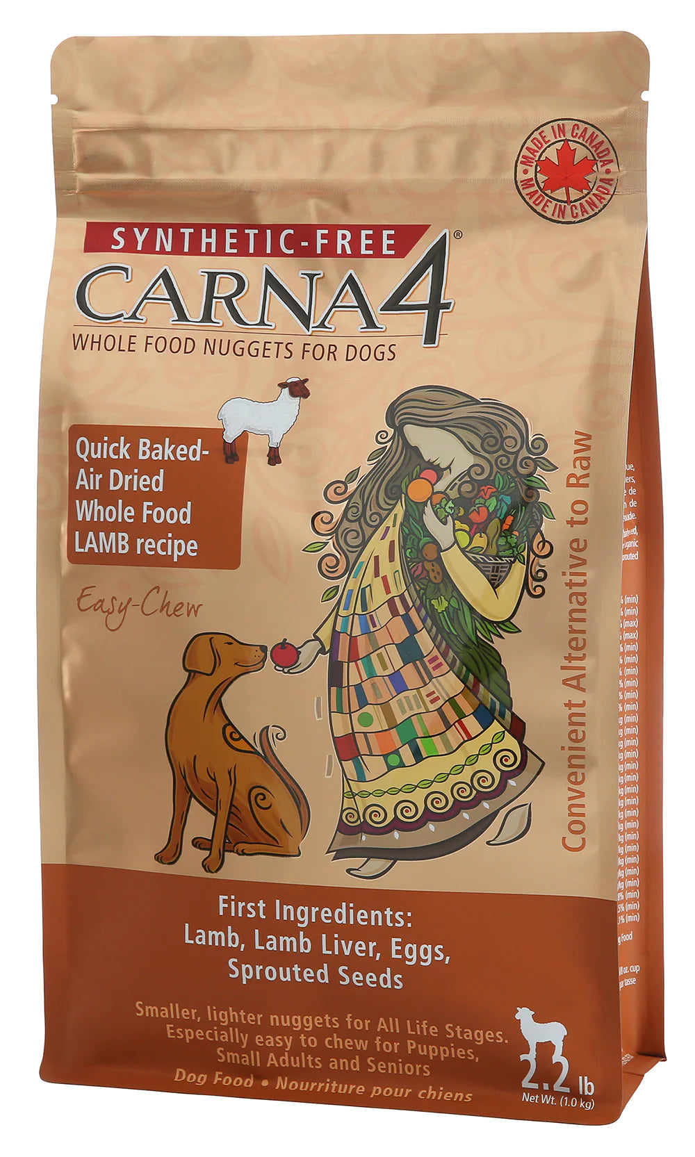 Carna4 - Quick Baked - Air Dried Whole Food Nuggets - Lamb
