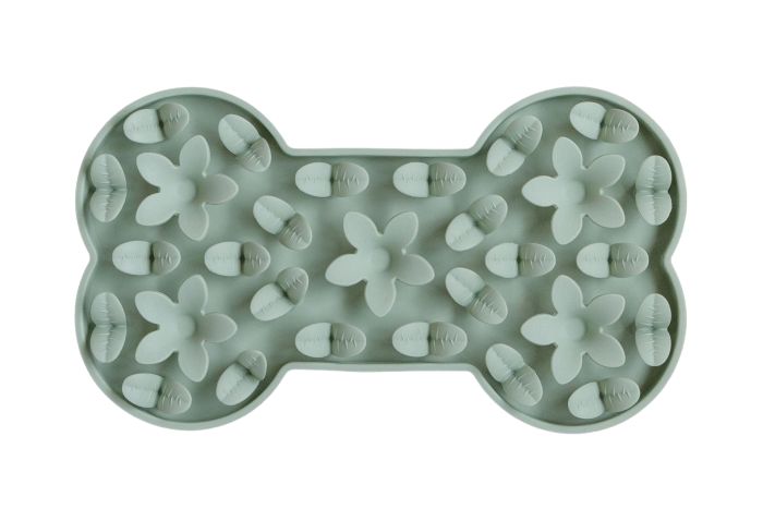 Dexypaws Bone Hide and Seek Silicone Snuffle Mat