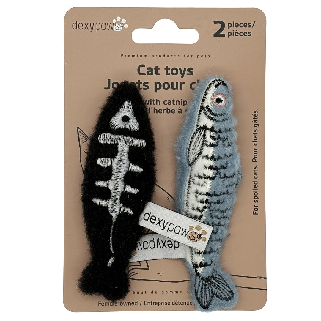 Dexypaws Fish Friends Duo Cat Toy