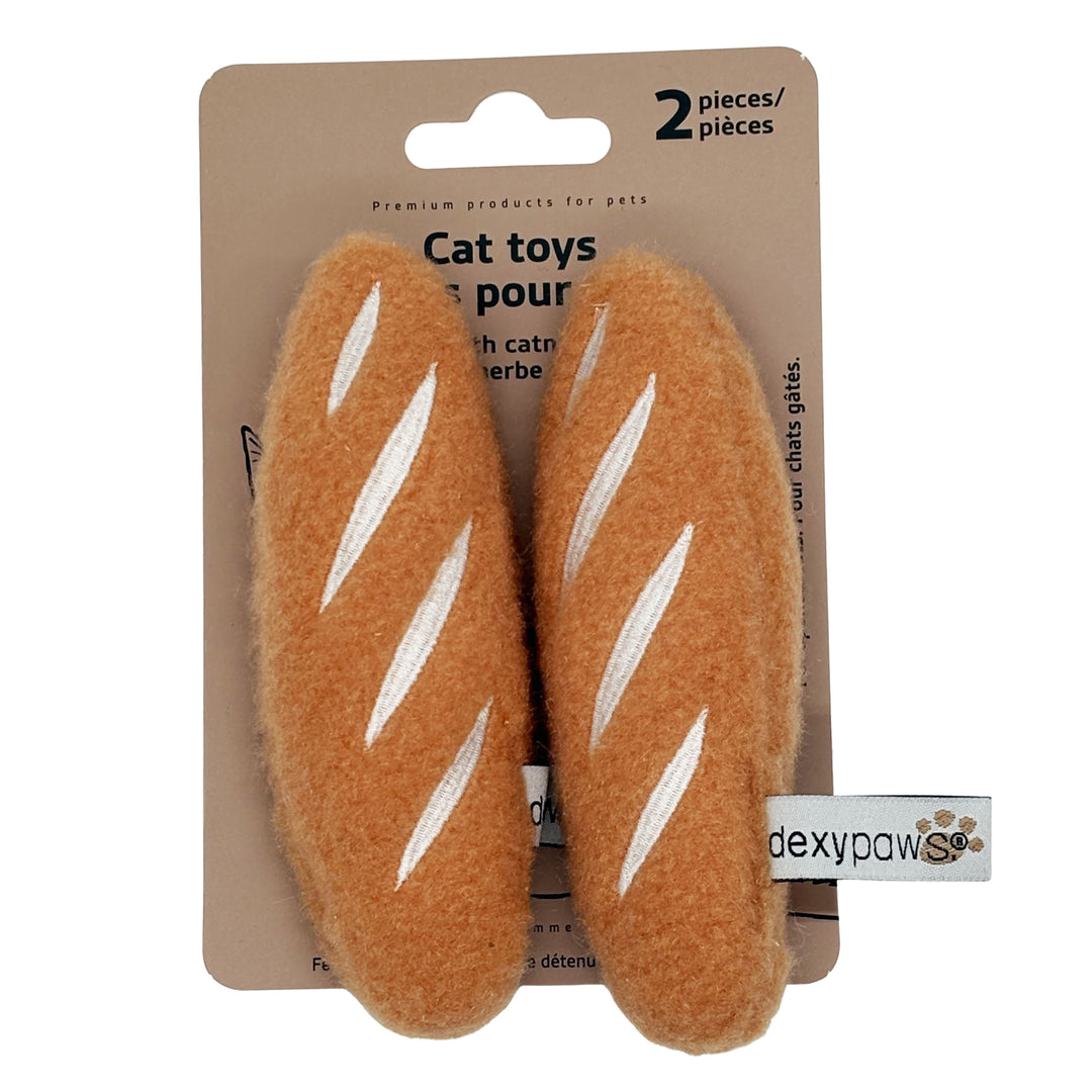 Dexypaws Breakfast Baguettes Duo Cat Toy