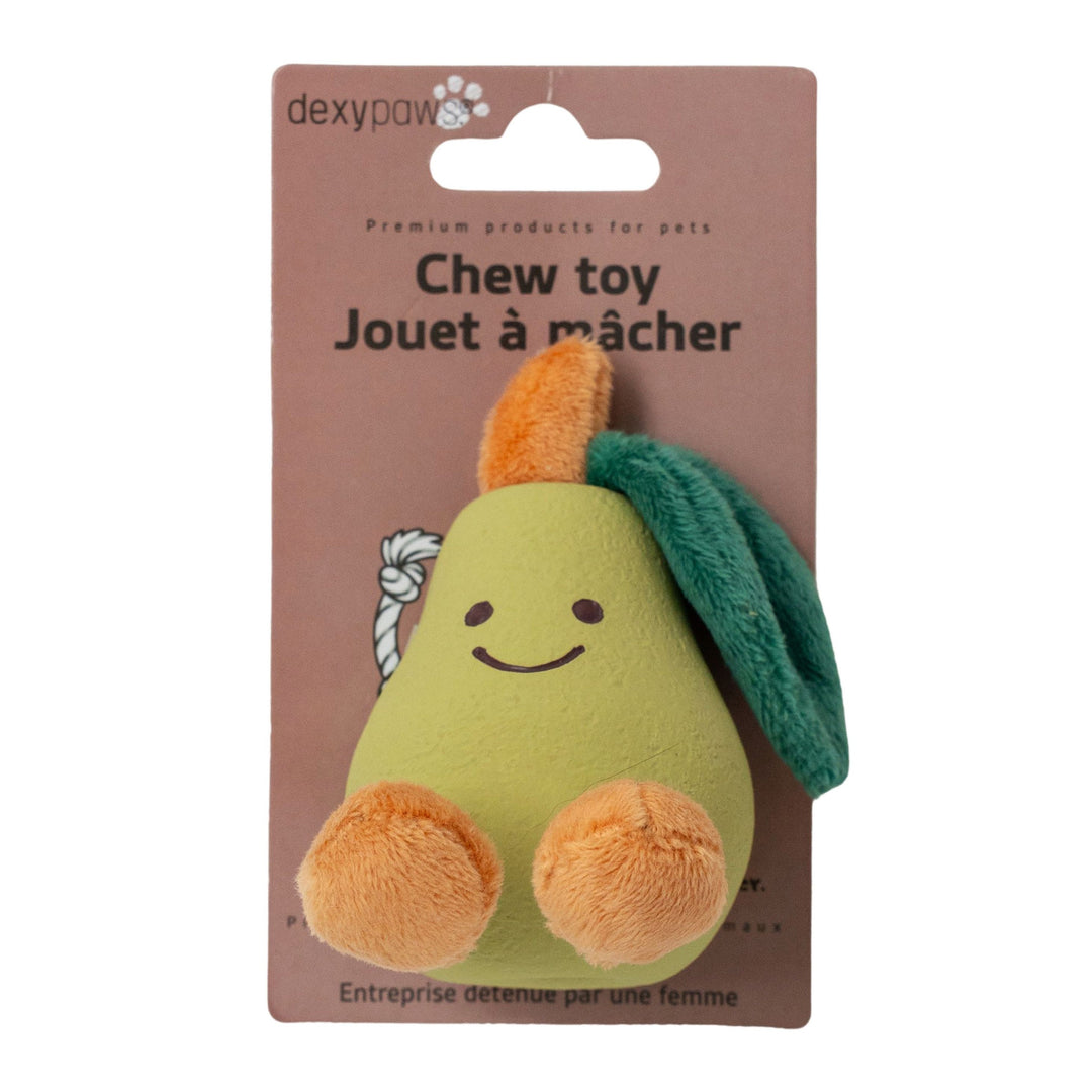 Dexypaws Pear Small Dog Toy
