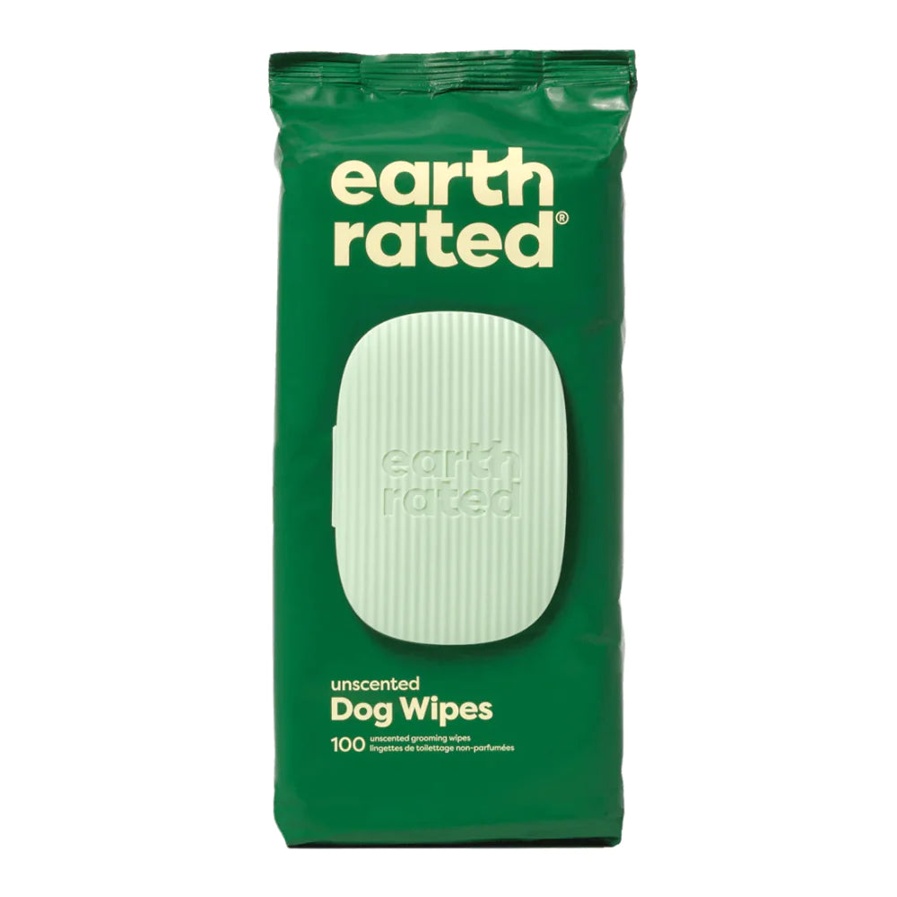 Earth Rated Grooming Wipes Unscented (100 CT)