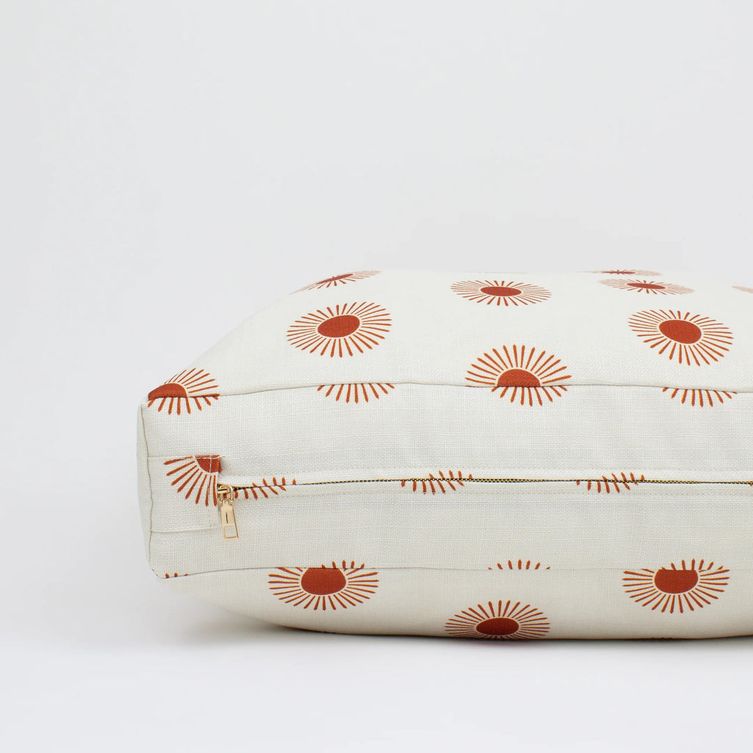 Fenwick Pillow Bed - Rust Rays
