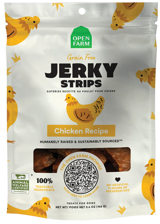 Open Farm Grain-Free Chicken Jerky Dog Treats
