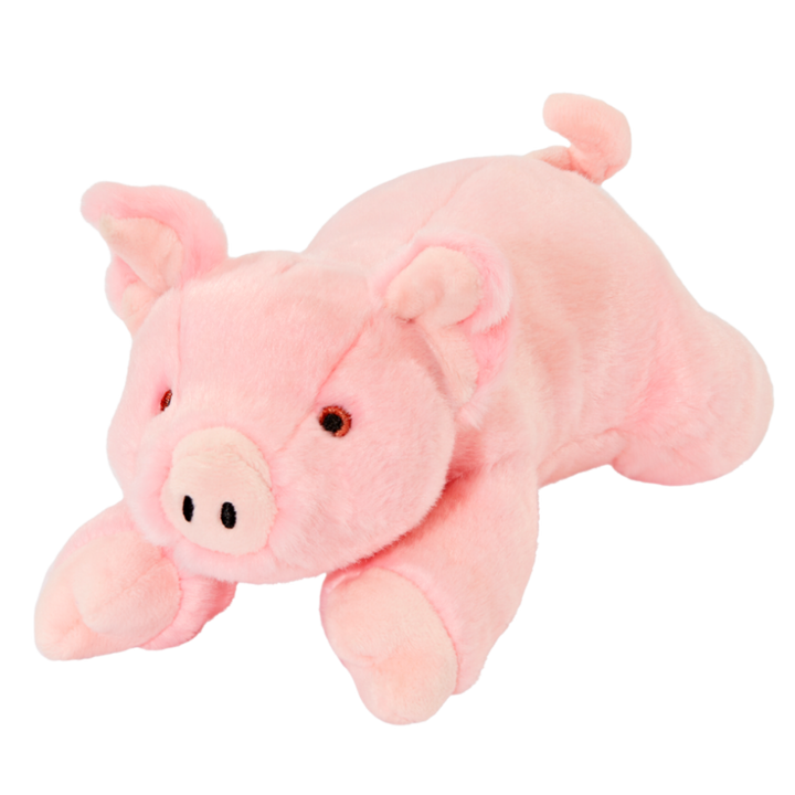 Fluff N' Tuff Dog Toy Petey Pig