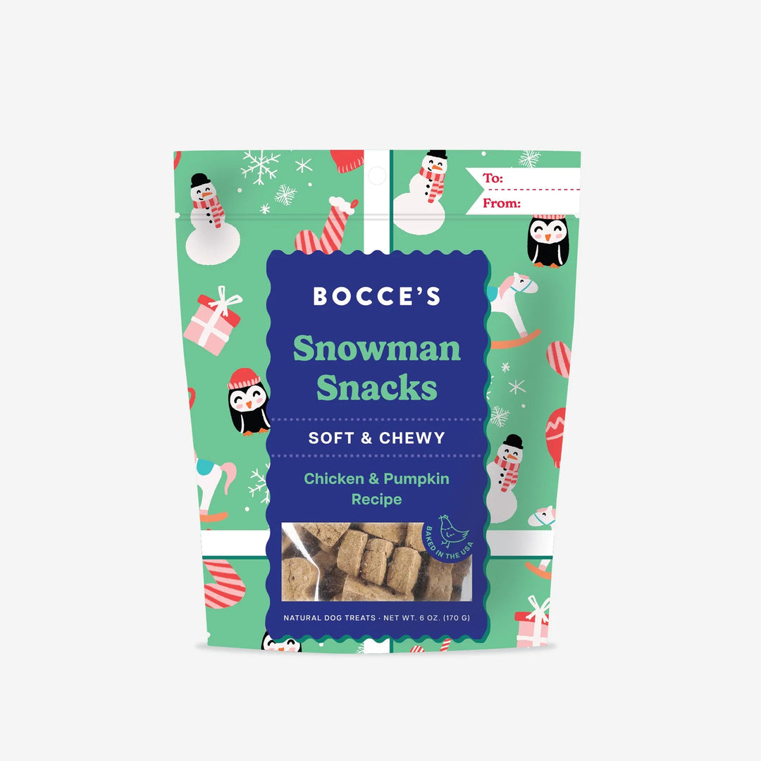 Bocce's Bakery Holiday Snowman Snacks