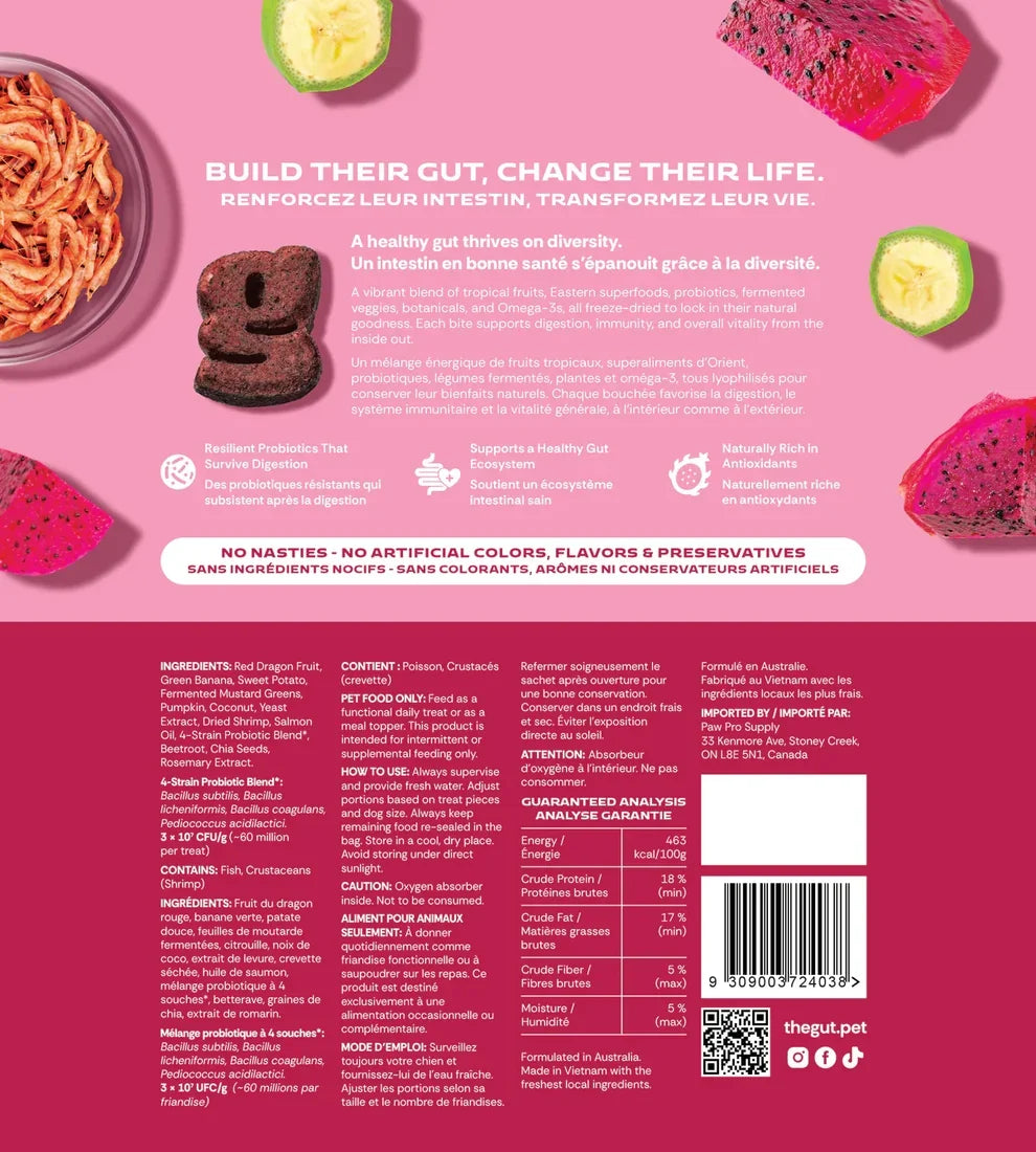 Gut+ Dragon Fruit Treat & Meal Topper