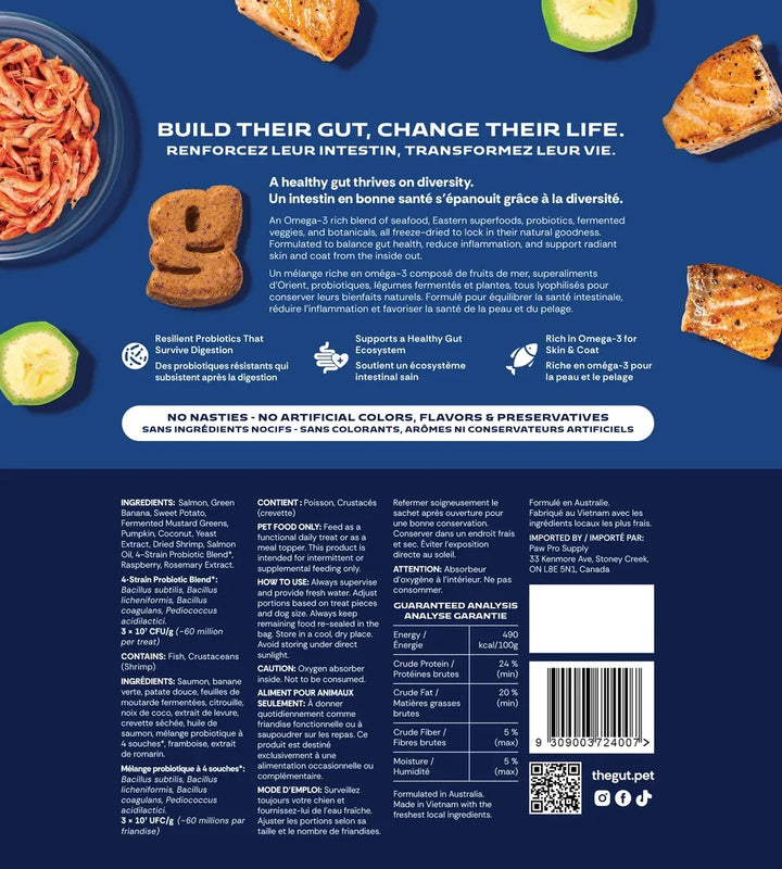 Gut+ Salmon Treat & Meal Topper