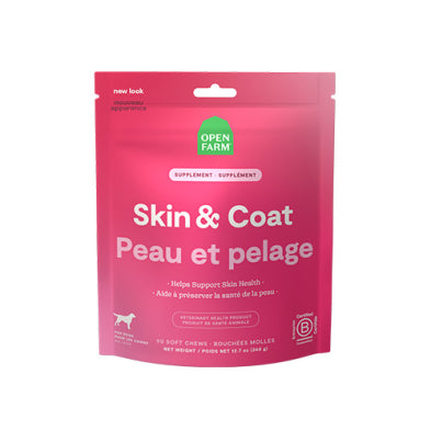 Open Farm Skin & Coat Chews Dog Supplement