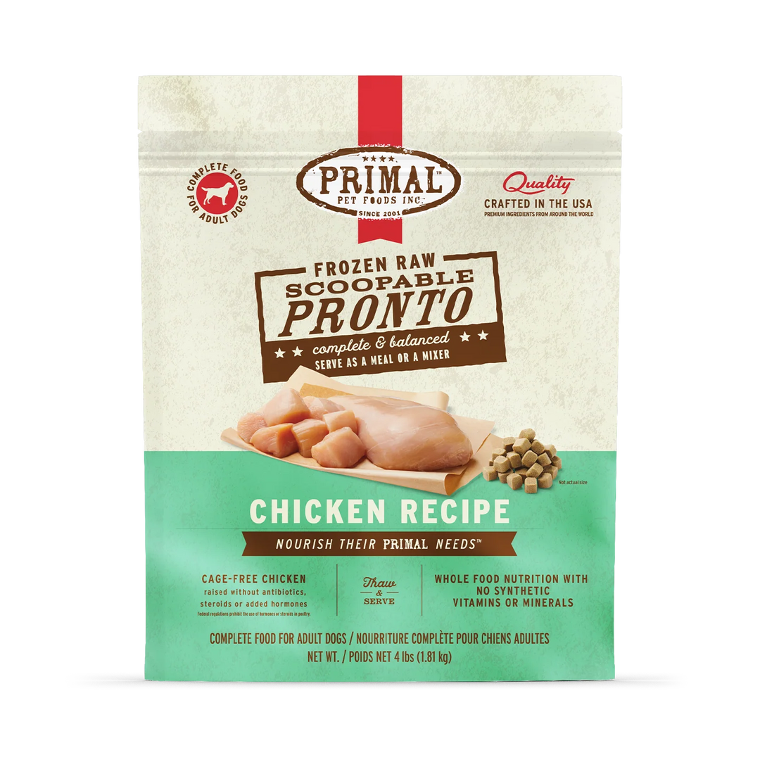 Primal Raw Pronto Chicken Dog Food
