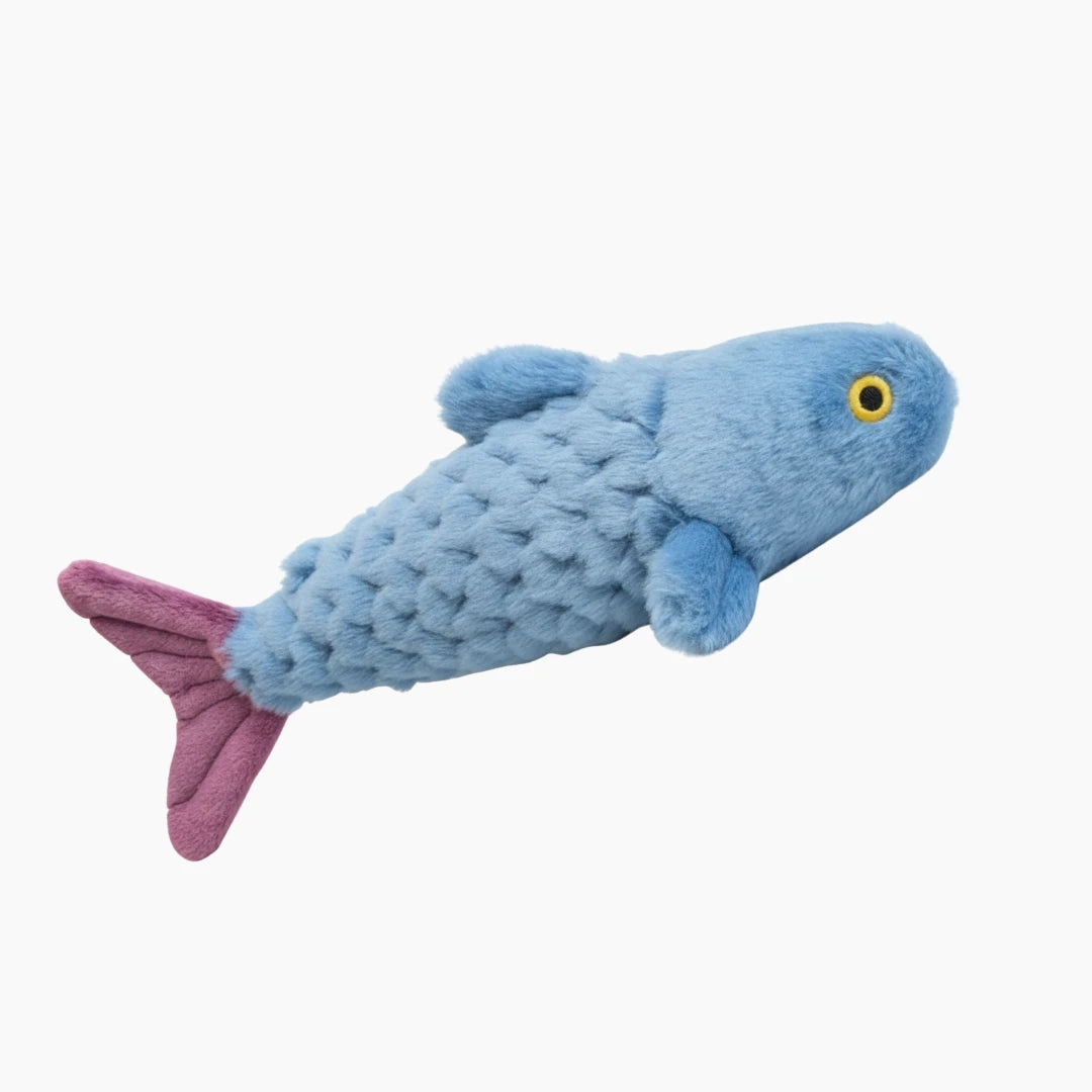 Fluff N' Tuff Dog Toy Ftiz Fish