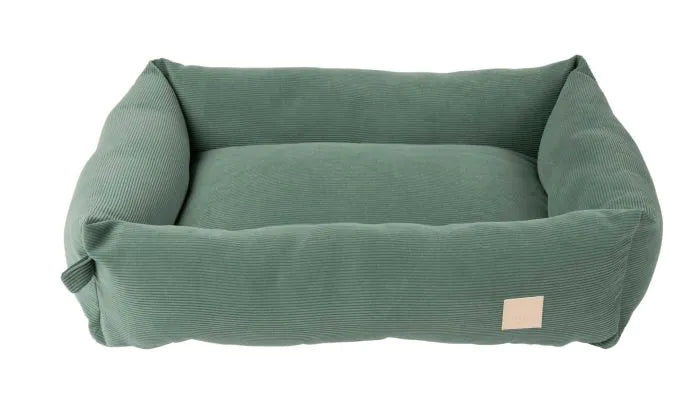 FuzzYard Life Corduroy Dog Bed - Myrtle Green