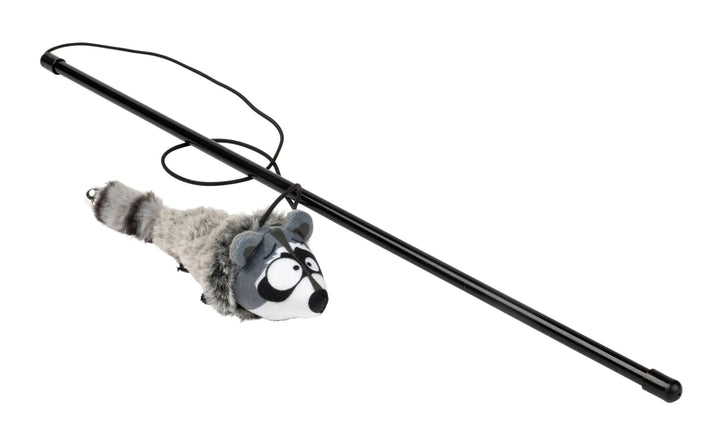 FuzzYard - Run-Along Raccoon Cat Teaser Toy