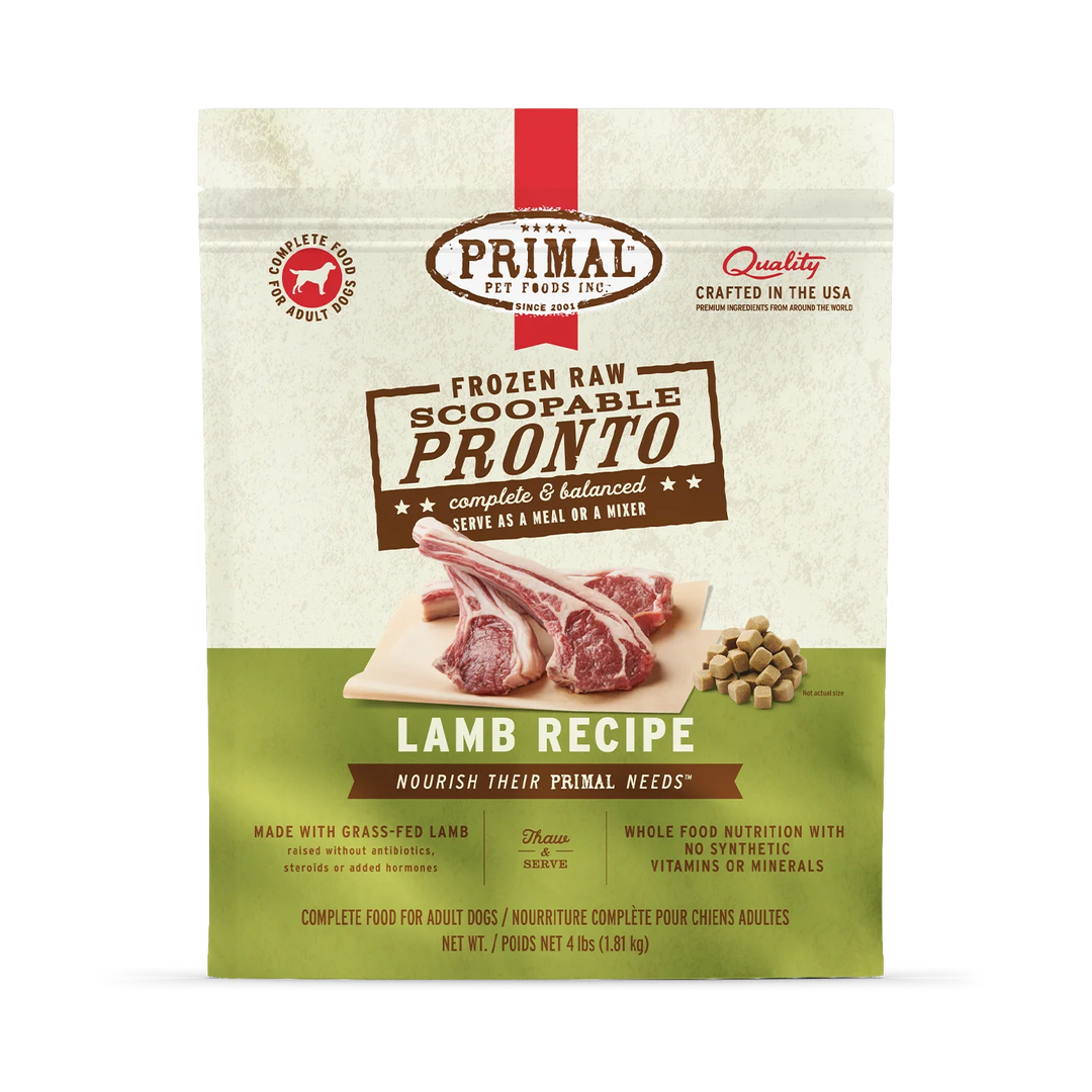Primal Raw Pronto Lamb Dog Food