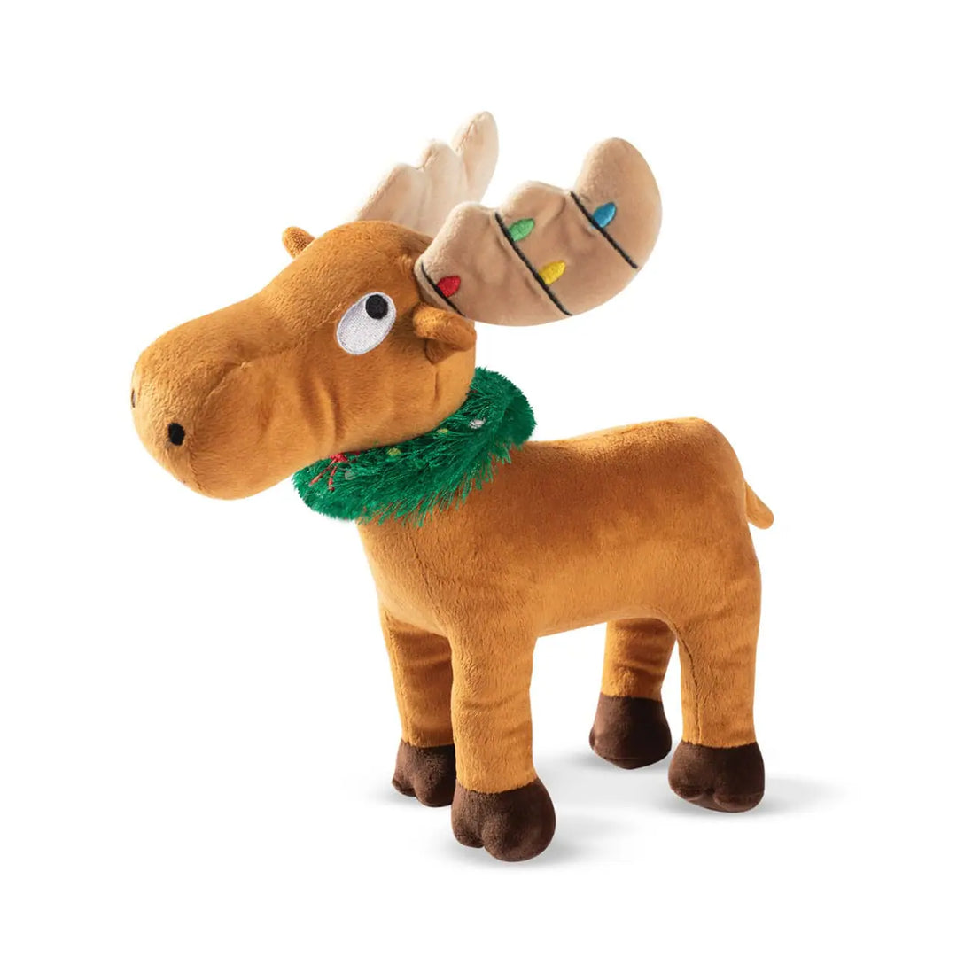 Fringe Merry Chrismoose Plush Dog Toy