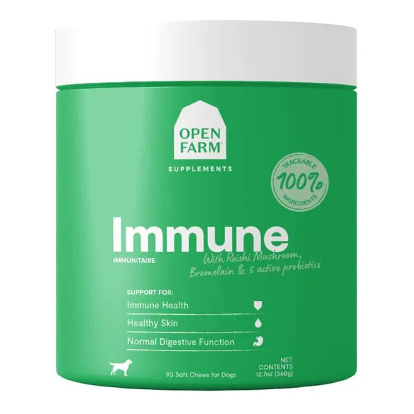 Open Farm Immune Chews Dog Supplement