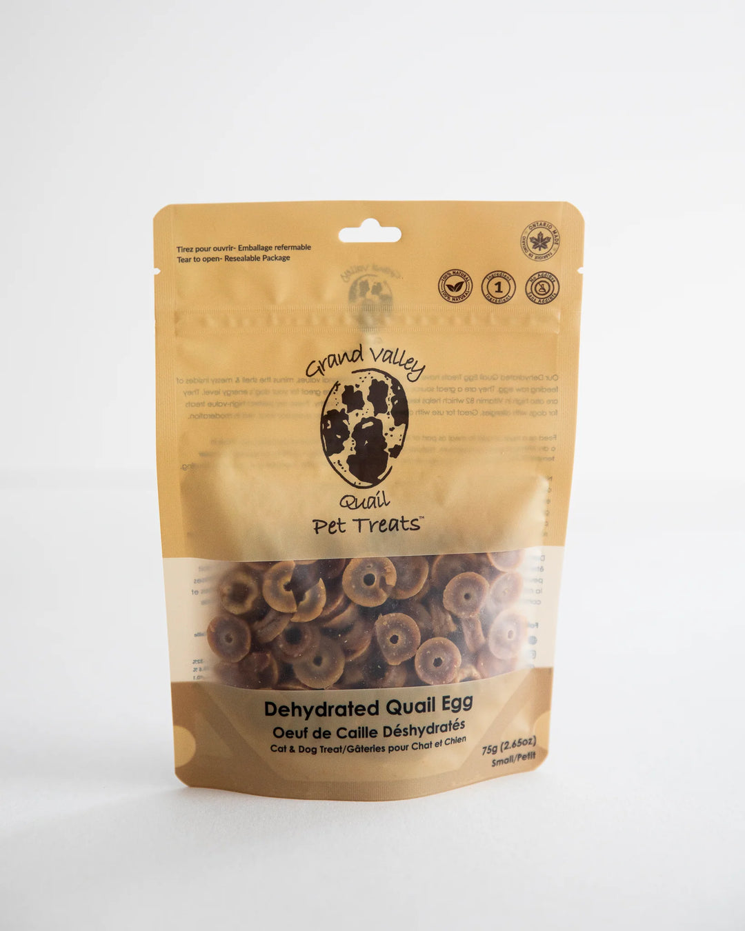 Grand Valley Quail Pet Treats - Dehydrated Quail Eggs