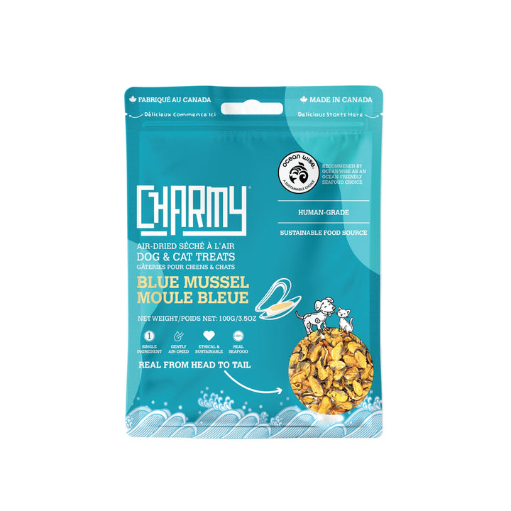 Charmy Air-Dried Blue Mussel Dog Treat