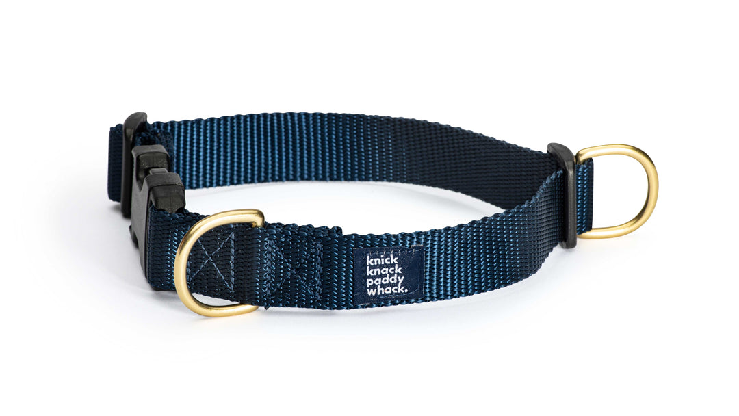 Navy Buckle Collar