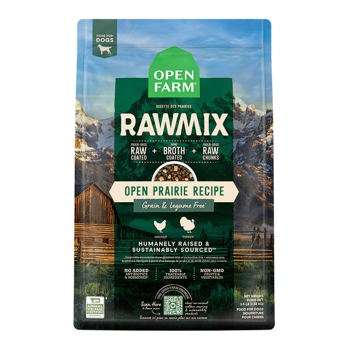 Open Farm RawMix Open Prairie Grain Free Dog Food
