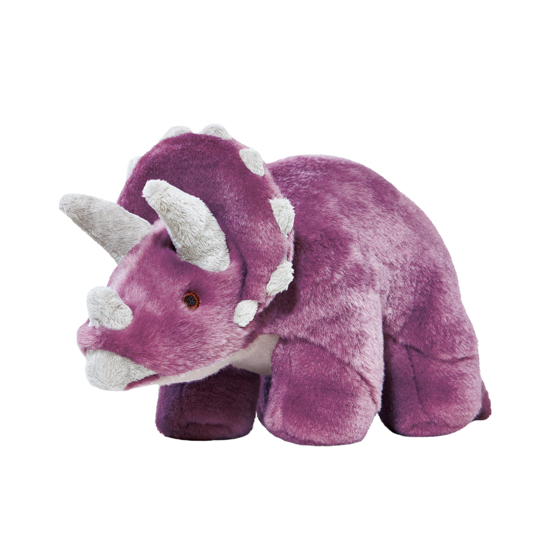 Fluff N' Tuff Dog Toy Charlie Triceratops