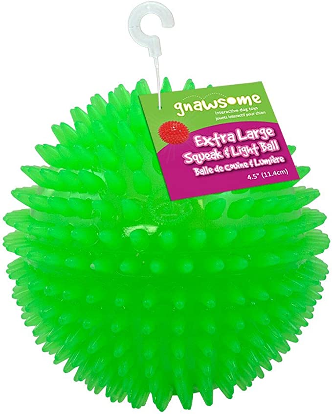 Gnawsome Squeaker Lightup Ball